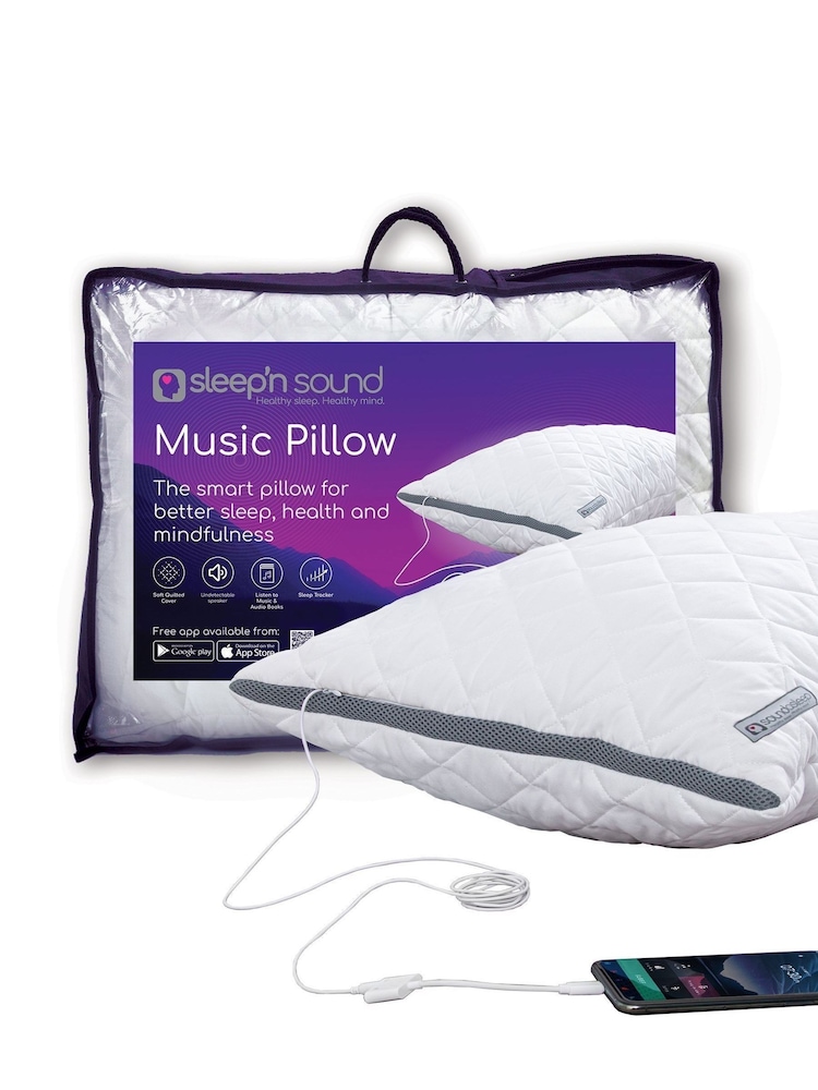 Silentnight Sound Asleep Wired Speaker Pillow - Image 2 of 9