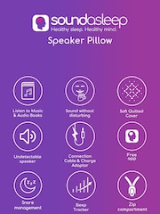 Silentnight Sound Asleep Wired Speaker Pillow - Image 9 of 9