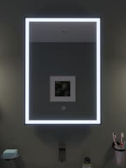 Croydex Black Burley LED Frame Mirror - Image 1 of 4