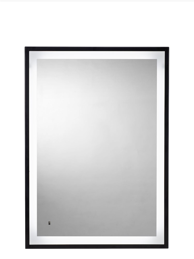 Croydex Black Burley LED Frame Mirror - Image 2 of 4