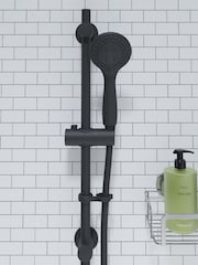 CROYDEX Black Nero Three Function Shower Set - Image 1 of 4