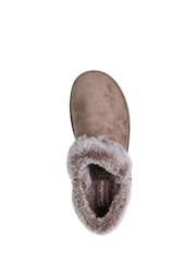 Skechers Brown Cosy Campfire Fresh Toast Womens Slippers - Image 4 of 5