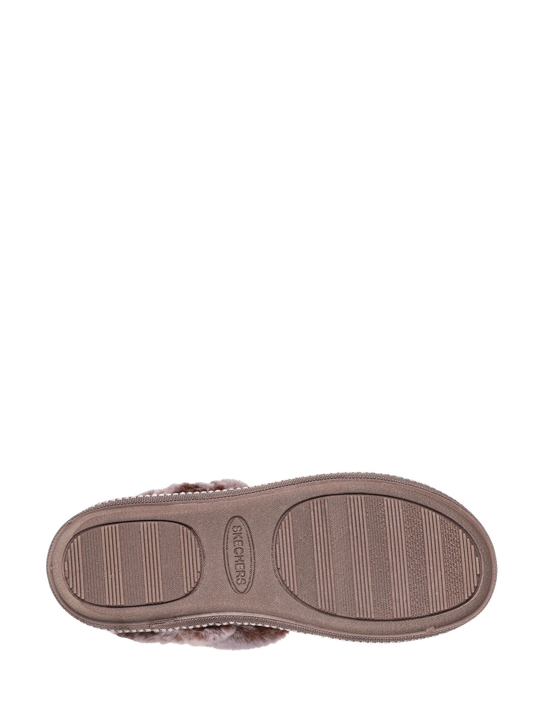 Buy Skechers Brown Cosy Campfire Fresh Toast Womens Slippers from Next Luxembourg