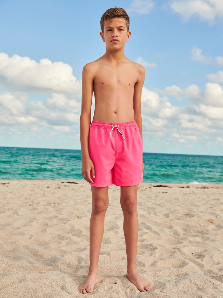 Fluro Pink Swim Shorts (1.5-16yrs) - Image 1 of 5