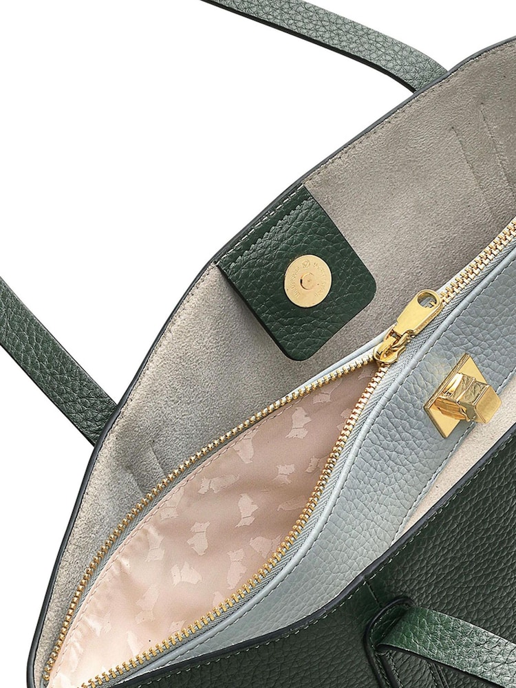 Radley London Green Museum Street Medium Ziptop Tote Bag - Image 4 of 4
