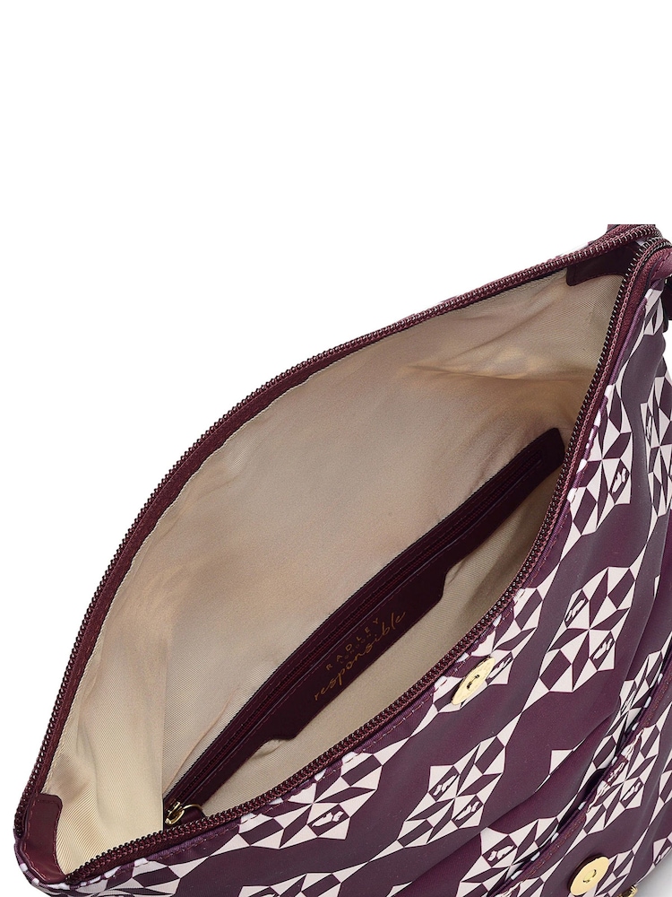 Radley London Red 24/7 Wallpaper Small Flapover Crossbody Bag - Image 4 of 4
