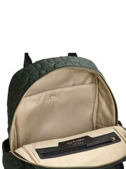 Radley London Green Finsbury Park Flower Quilt Medium Ziptop Backpack - Image 3 of 4