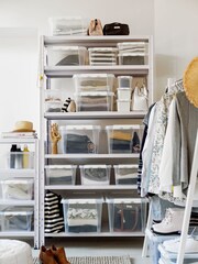 Orthex Set of 3 Clear 14L Clear Storage Boxes - Image 1 of 5