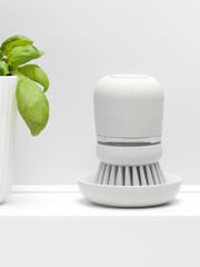 Brabantia Grey Soap Dispensing Dish Brush - Image 1 of 4