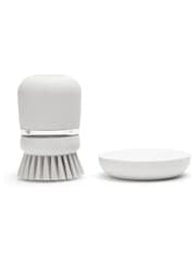 Brabantia Grey Soap Dispensing Dish Brush - Image 3 of 4