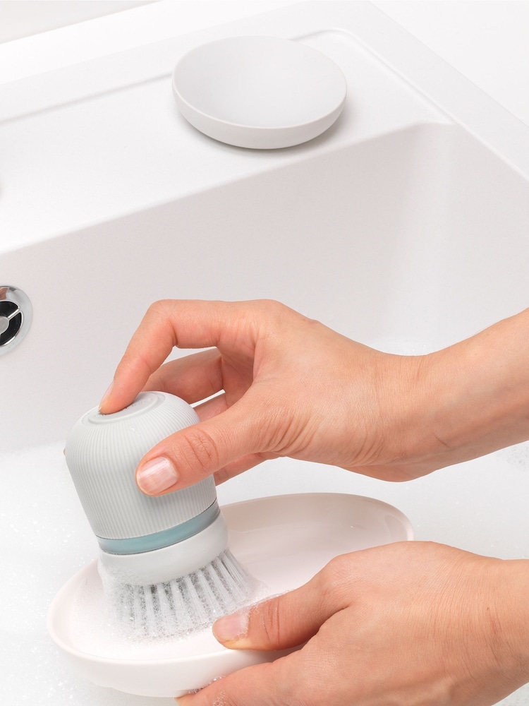 Brabantia Grey Soap Dispensing Dish Brush - Image 4 of 4