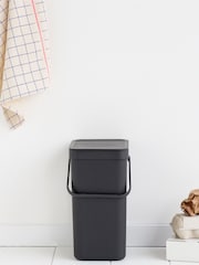 Brabantia Grey Sort & Go 12L Waste Bin - Image 1 of 4
