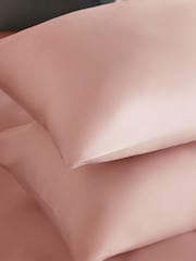 Silentnight Blush Pink Pure 100% Cotton Pillowcases - Image 1 of 4