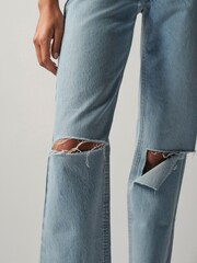Bleach Blue Ripped - Own 90s Straight-Jeans - Bild 8 von 10
