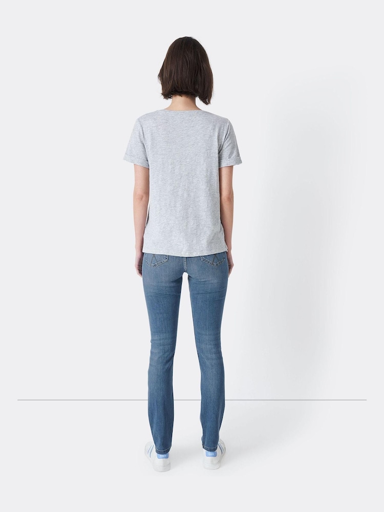 Crew Clothing Company Blue Skinny Jeans - Image 2 of 5