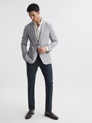 Reiss Ecru Baron Mercerised Jersey Shirt - Image 6 of 7