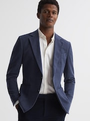 Reiss Ecru Baron Mercerised Jersey Shirt - Image 7 of 7