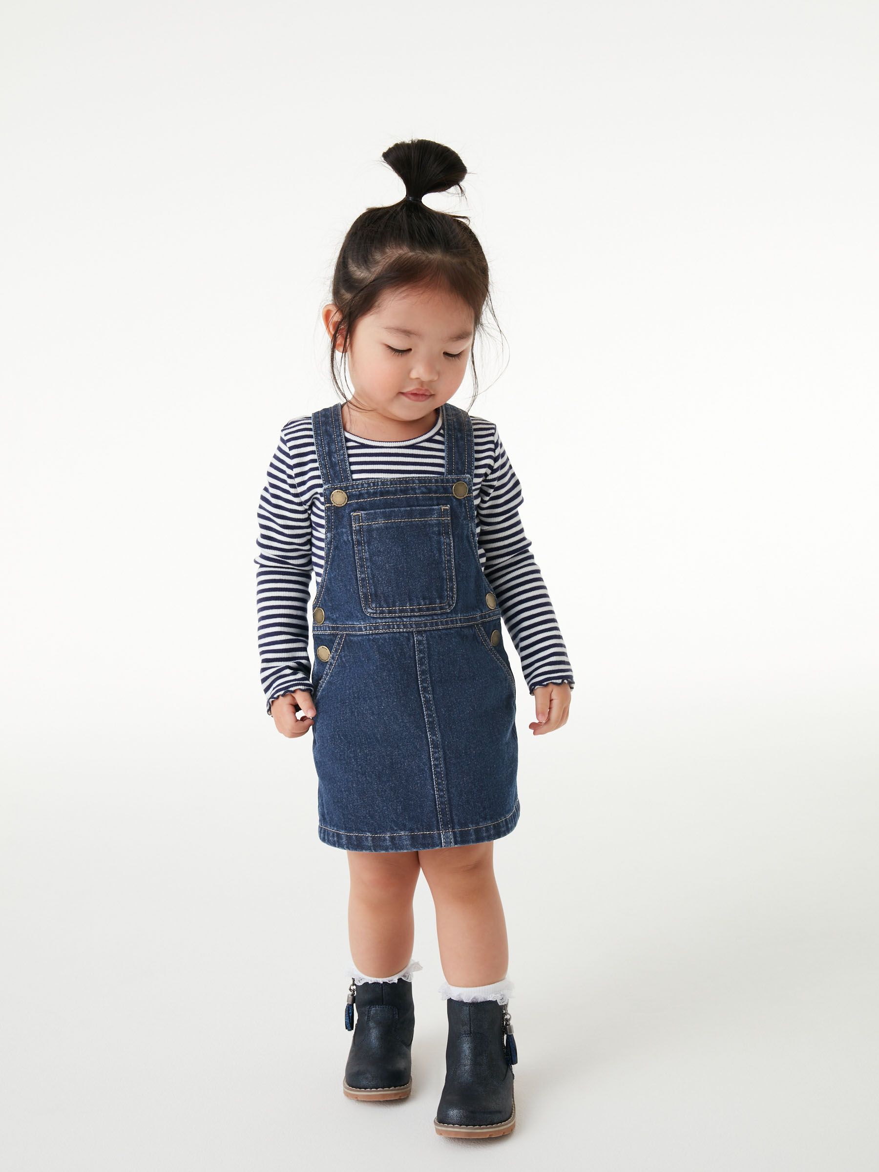 Cotton on denim pinafore dress new arrivals