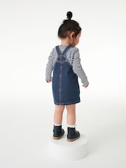 Indigo Blue Denim Pinafore Dress (3mths-7yrs) - Image 2 of 6
