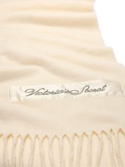 Victoria's Secret Swan Ivory White Cosy Blanket Scarf - Image 2 of 2