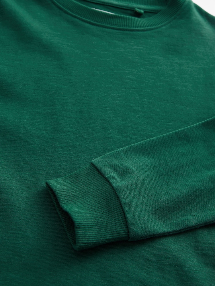 Green Forest Long Sleeve Cosy T-Shirt (3-16yrs) - Image 3 of 3
