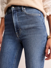 Boden Light Blue High Rise True Straight Jeans - Image 4 of 6