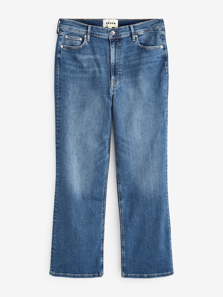 Boden Light Blue High Rise True Straight Jeans - Image 6 of 6