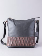 Lakeland Leather Black Waverton Leather Cross-Body Bag - Image 1 of 5
