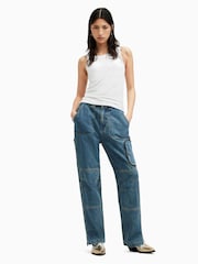 AllSaints White Rina Tank Top - Image 3 of 5