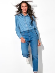 Khost Blue Lightning Bolt Skinny Jeans - Image 1 of 3