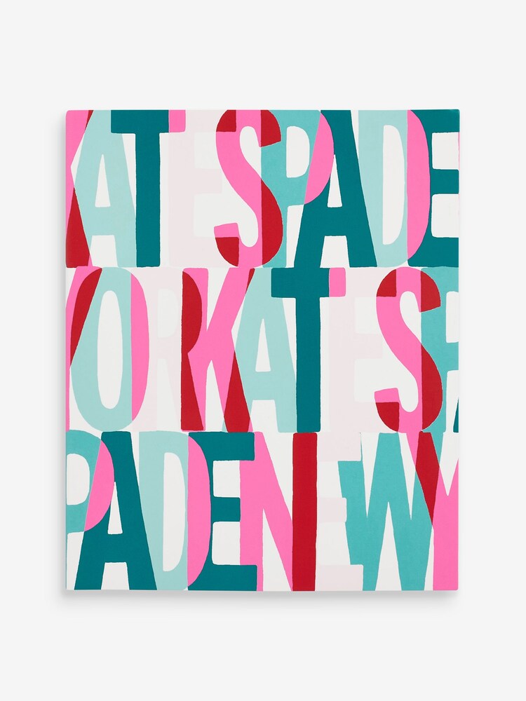 kate spade new york White Layered Logo Concealed Spiral Notebook - Image 1 of 2
