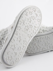 Grey Faux Fur Cosy Boot Slippers - Image 7 of 7