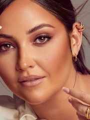 Hot Diamonds X Jac Jossa Gold Tone Believe Double Ear Cuff Earrings - Image 3 of 3