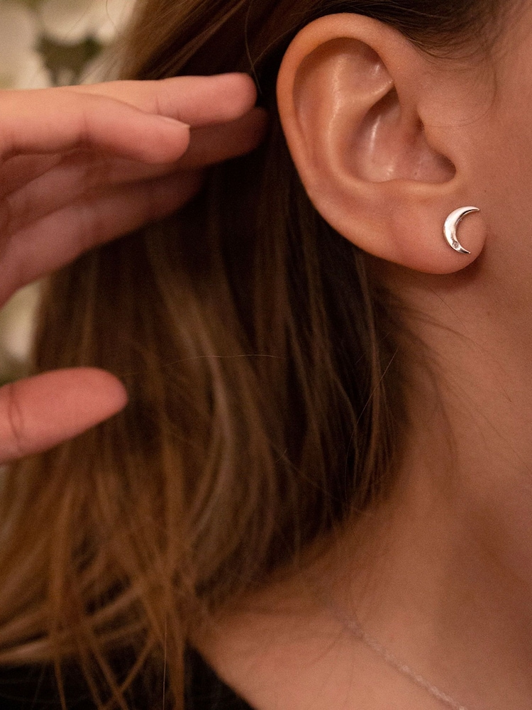 Hot Diamonds Silver Diamond Amulet Stud Earrings - Image 3 of 3