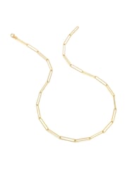 Hot Diamonds Gold Tone Embrace Square Wired 50cm Chain Necklace - Image 1 of 3