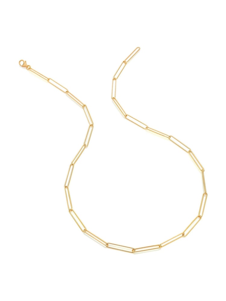 Hot Diamonds Gold Tone Embrace Square Wired 50cm Chain Necklace - Image 1 of 3