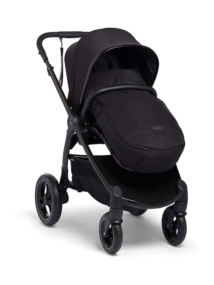 Mamas & Papas Black Ocarro Carbon Black Footmuff - Image 5 of 5