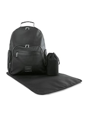 Mamas & Papas Black Tumbled Carbon Black Backpack - Image 4 of 6
