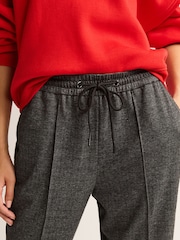 Grey Jersey Tapered Trousers - Image 5 of 7