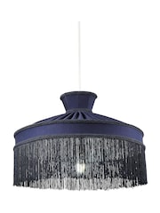 BHS Blue Fringed Shade - Image 2 of 5