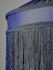 BHS Blue Fringed Shade - Image 3 of 5