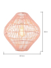 BHS Pink Bamboo Bobbin Shade - Image 5 of 5