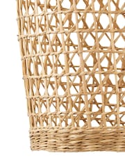 BHS Natural Small Woven Rattan Shade - Image 3 of 4