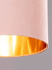 BHS Pink 30cm Velvet Shade - Image 5 of 5