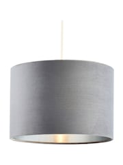 BHS Grey 30cm Velvet Shade - Image 2 of 5