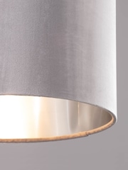 BHS Grey 30cm Velvet Shade - Image 3 of 5