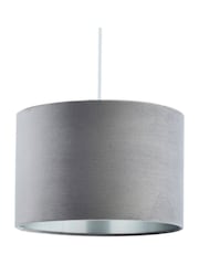 BHS Grey 30cm Velvet Shade - Image 5 of 5
