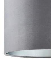 BHS Grey 40cm Velvet Shade - Image 3 of 5
