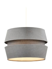 BHS Grey Three Layer Linen Shade - Image 2 of 4
