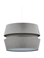 BHS Grey Three Layer Linen Shade - Image 3 of 4